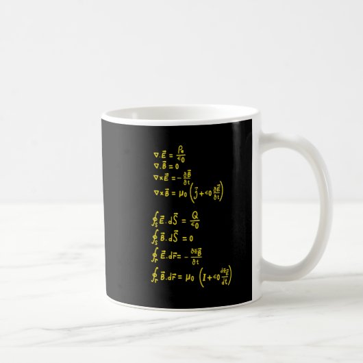 Mug Carré de formule physique Invitation Sticker (Droite)