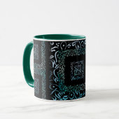 Mug Carré de lettres arabes (Devant gauche)