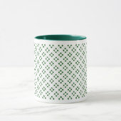 Mug Carré de Lotus de vert forêt (Centre)