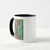 Mug Carré de Pershing montrant Los Angeles (Devant gauche)