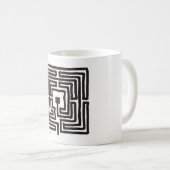 Mug carré du labyrinthe 7 (Devant droit)