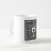 Mug carré du labyrinthe 7 (Devant gauche)