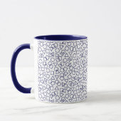 Mug Carré du triangle circulaire (Gauche)