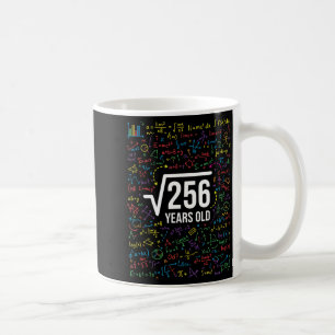 Mug Carré Mathématique Racine 256 Ans, Drôle De Maths