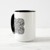 Mug Carré noir de Deco inspiré (Devant gauche)
