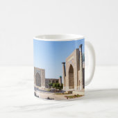 Mug Carré Registan - Samarkand, Ouzbékistan, Asie (Devant droit)