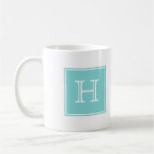 Mug Carré Turquoise (Gauche)