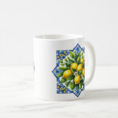 Mug Carreau au citron (Devant droit)