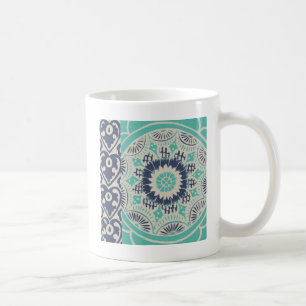 Mug Carreau bleu Batik III