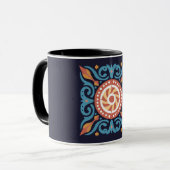 Mug Carreau Boho (Devant gauche)