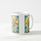 Mug Carreau de l'Arbre Folklorique Doré (Devant droit)