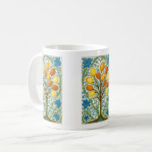 Mug Carreau de l'Arbre Folklorique Doré (Devant gauche)