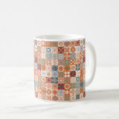 Mug Carreau marocain orange (Devant droit)