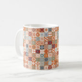 Mug Carreau marocain orange (Devant gauche)
