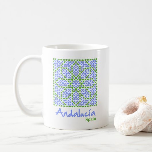 Mug Carreaux Andalous 7 (Avec donut)
