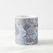 Mug Carreaux azulejos patchwork. Paquet incolore (Centre)