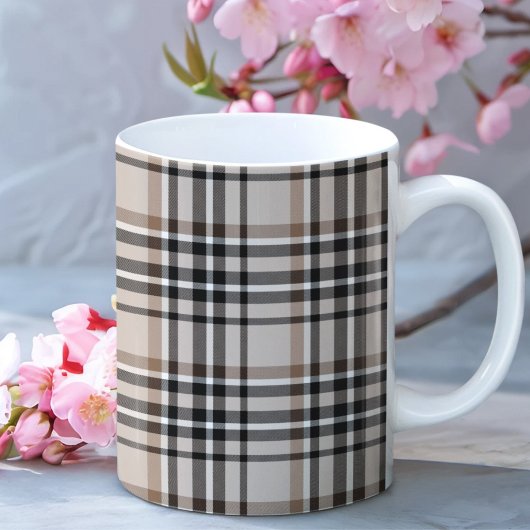 Mug Carreaux Beige