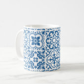 Mug Carreaux bleu portugais 2 (Devant gauche)