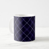 Mug Carreaux Bleus / Tartan (Devant gauche)