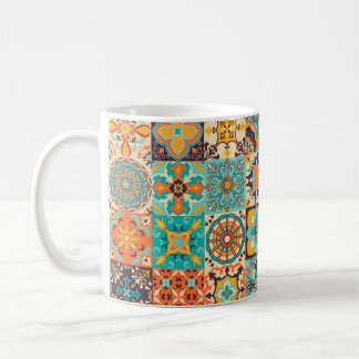Mug Carreaux colorés Azulejos. portugais traditionnel 