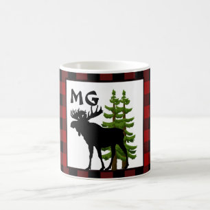 Mug Carreaux de buffle avec monogramme et motif d'orig