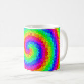 Mug Carreaux de mosaïque arc-en-ciel (Devant droit)