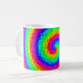 Mug Carreaux de mosaïque arc-en-ciel (Devant gauche)