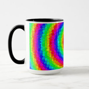 Mug Carreaux de mosaïque arc-en-ciel