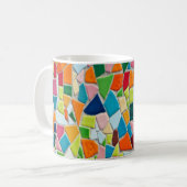 Mug Carreaux de mosaïque colorés (Devant gauche)