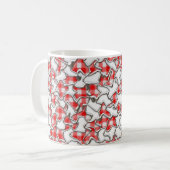Mug Carreaux de mosaïque Gingham (Devant gauche)