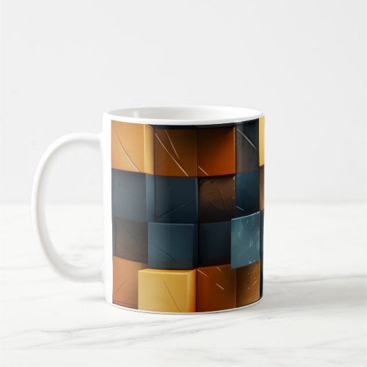 Mug Carreaux dorés de minuit (Gauche)