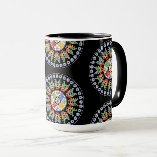 Mug Carreaux Mah Jongg (Devant droit)