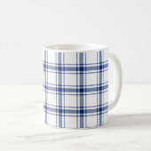 Mug Carreaux marins bleus et blancs (Devant droit)