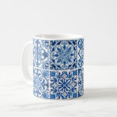 Mug Carreaux méditerranéens, Portugais, Azulejo, Votre (Devant gauche)