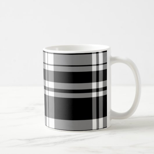 Mug Carreaux Noir et Blanc (Droite)