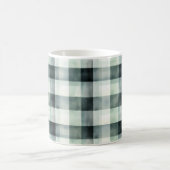 Mug Carreaux rayés blanc noir menthe (Centre)