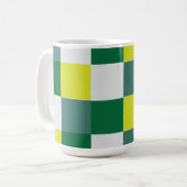 Mug Carreaux Tartan Vert (Devant gauche)