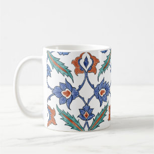 Mug Carreaux turcs médiévaux : Ornement floral.