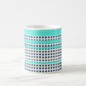 Mug Carreaux turquoise gris (Centre)