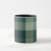 Mug Carreaux Vichy Vert Design (Centre)