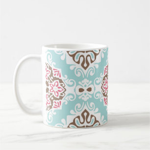 Mug Carrelage Abstrait : Motif Vintage sans fil