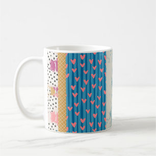 Mug Carrelage en Patchwork Carreaux Design Motif sans