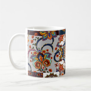 Mug Carrelage en Patchwork coloré : style de poterie d