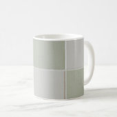 Mug Carrelage gris et blanc (Devant droit)