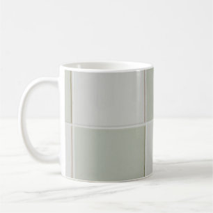 Mug Carrelage gris et blanc