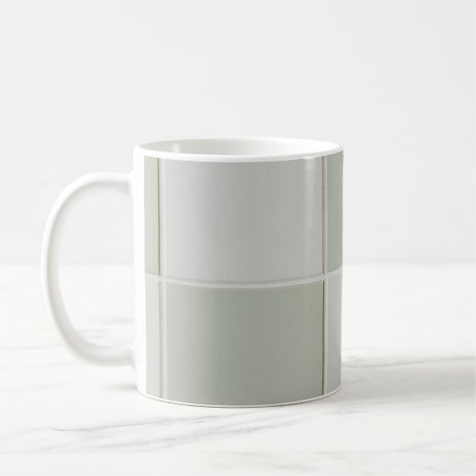 Mug Carrelage gris et blanc (Gauche)