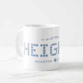 Mug Carrelage Hauteurs, Carrelage Bleu, Grande, Housto (Devant gauche)