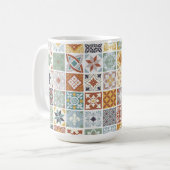 Mug Carrelage méditerranéen (Devant gauche)