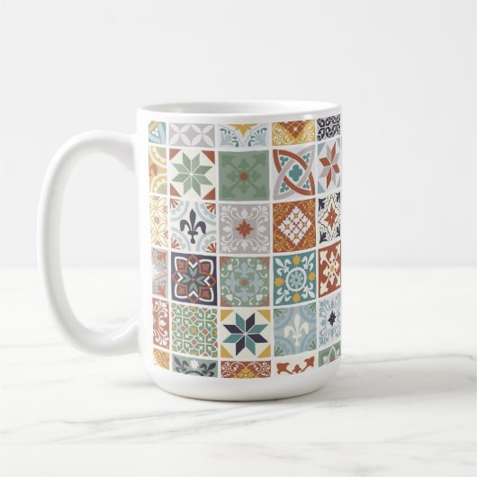 Mug Carrelage méditerranéen (Gauche)
