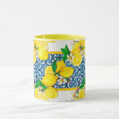Mug Carrelage méditerranéen clair Sicilien Citrus Lemo (Centre)